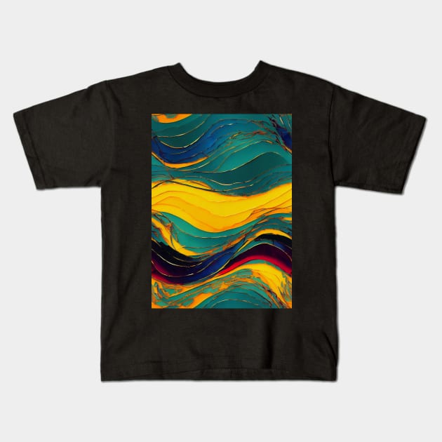 Rainbows Everywhere! Colorful abstract pattern #10 Kids T-Shirt by Endless-Designs